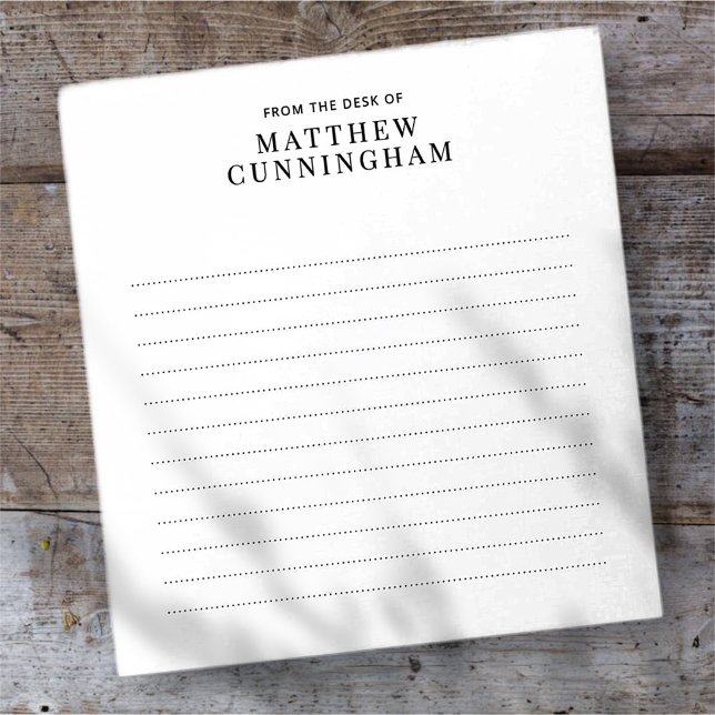 Bloco De Notas Personalidade Pessoal Moderno Elegante Simples e M (Criador carregado)