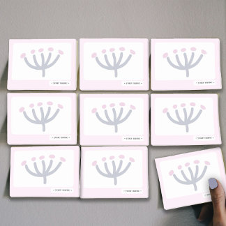 Bloco De Notas Personalização de Mimosa Rosa de Papel de Carta Un