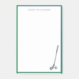 Bloco De Notas Personalizações de Golf Club & ball