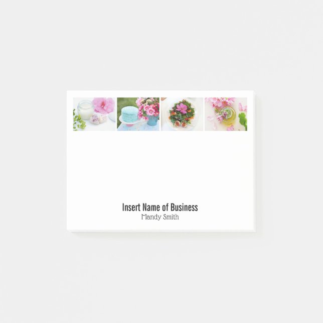 Bloco De Notas Personalizada 4 fotos - Dia de folga de beleza spa (Frente)