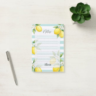 Bloco de Notas Personalizadas com Limão