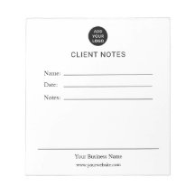 Bloco de Notas Personalizadas para Clientes