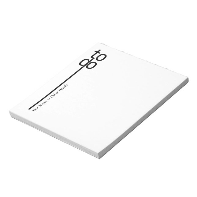 Bloco de Notas Personalizado (Invertido)