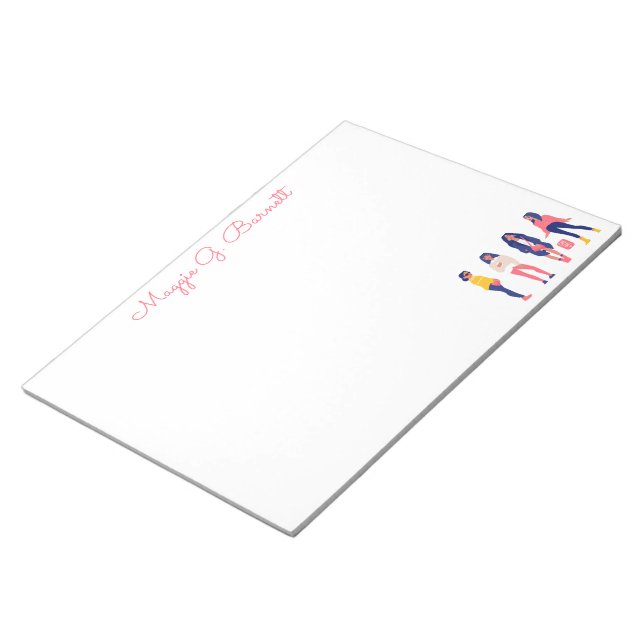 Bloco de Notas Personalizado (Inclinado)