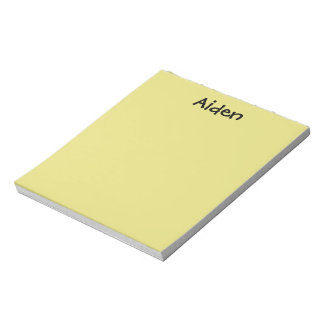 Bloco de Notas Personalizado Amarelo