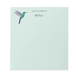 Bloco de Notas Personalizado Beija-flor