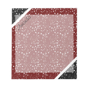 Bloco de notas personalizado com design legal de 3