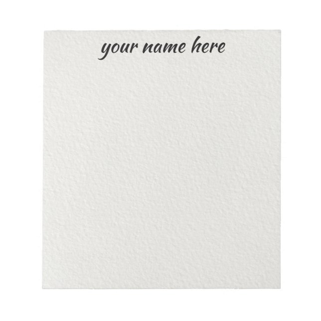 Bloco de Notas Personalizado com Linhas (Frente)