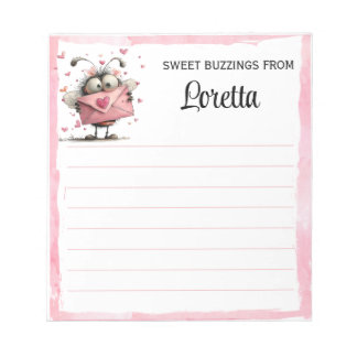 Bloco de Notas Personalizado de Abelha do Dia dos