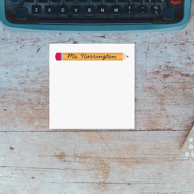 Bloco de Notas Personalizado de Apreciação do Prof (Criador carregado)