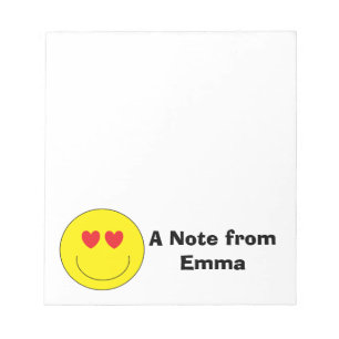 Bloco de notas personalizado de Emoji