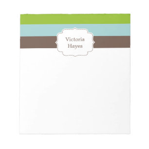 Bloco de Notas Personalizado de Faixa de Doces