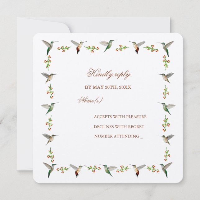 Bloco de notas personalizado de moldura do Humming (Frente)