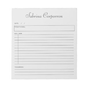 Bloco de Notas Personalizado de Script Simples par