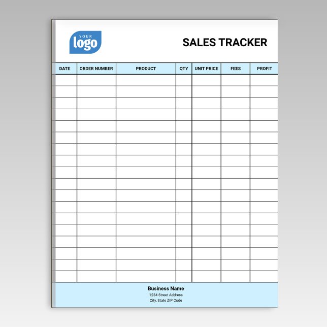 Bloco de Notas Personalizado de Vendas para Pequen (Criador carregado)