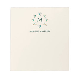 Bloco de notas personalizado do Hummingbird