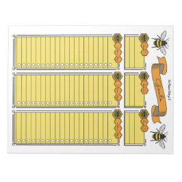 Bloco de Notas Personalizado do Planejador de Aula