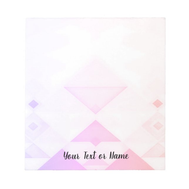 Bloco de Notas Personalizado Elegante e Simples (Frente)