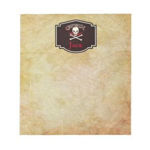 Bloco De Notas Personalizado Jolly Roger (Cutlass)