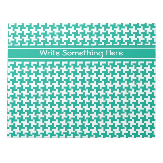 Bloco de notas personalizado ou conectador, verifi (Frente)