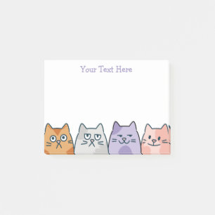 Bloco De Notas Personalizado para Amantes de Gatos
