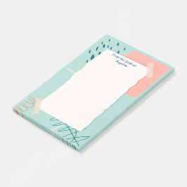  Bloco de notas personalizado Poste-o