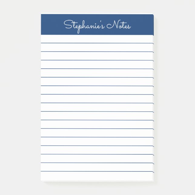 Bloco De Notas Personalizado Simples Vinculado a Marinhos (Frente)