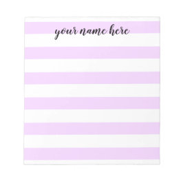 Bloco de Notas Personalizado Striped