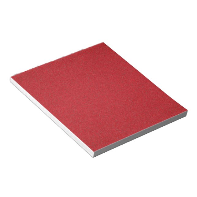 Bloco de Notas Personalizado Vermelho de Tomato Te (Inclinado)
