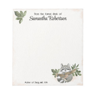 Bloco de Notas Personalizado Woodland para o Dia d