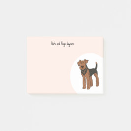 Bloco De Notas Personalizar Airedale Terrier