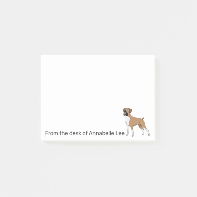 Bloco De Notas Personalizar Boxer (Frente)