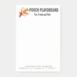 Bloco De Notas Personalizar negócios de creche de cães