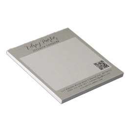 Bloco de Notas Personalizável com Textura de Tecid