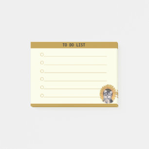 Bloco De Notas Personalizável Para Fazer Lista E Cachorro Cortado