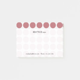 Bloco De Notas Personalizável qualquer padrão de Bolinhas colorid