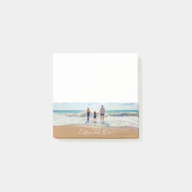 Bloco De Notas Personalize sua foto favorita Poste suas notas com (Frente)