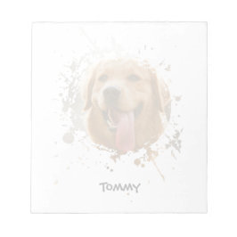 Bloco De Notas Personalized Custom Photo with Name