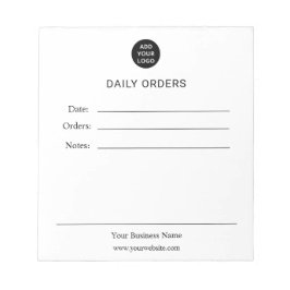 Bloco De Notas Personalized Daily Orders