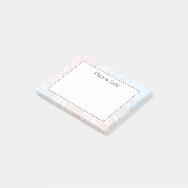 Bloco De Notas Personalized Geometric  (Inclinado)