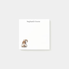 Bloco De Notas Personalized Gnome Post-It Notes