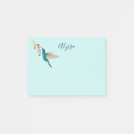 Bloco De Notas Personalized Hummingbird Notes