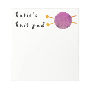 Bloco De Notas Personalized Knitting Gift Ideas