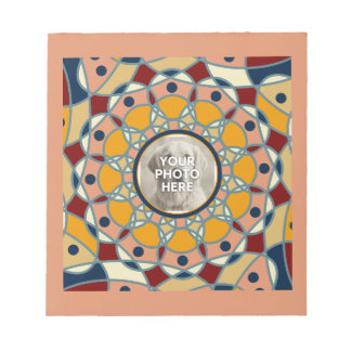 Bloco De Notas Personalized Photo Mandala Design Baby Shirt