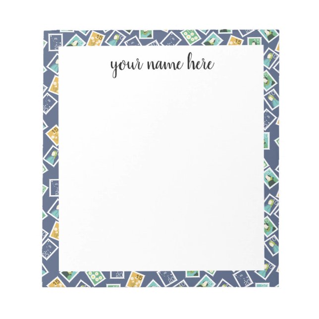 Bloco De Notas Personalized Postal Worker Notepad (Frente)