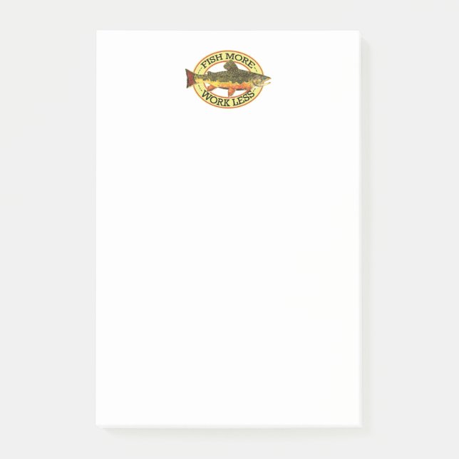 Bloco De Notas Pesca com moscas (Frente)