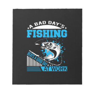 Bloco De Notas Pesca Presente Um Bom Dia