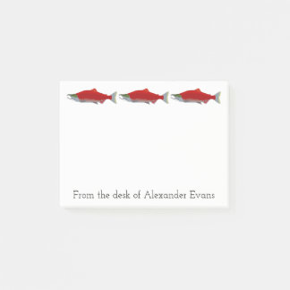 Bloco De Notas Pesca Salmon