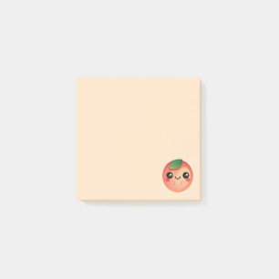 Bloco De Notas Pêssego Kawaii