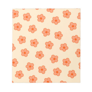 Bloco De Notas Pessegueira Laranja-Pêssego Flor